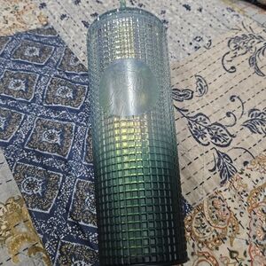 ✨NEW✨Starbucks Ombre Jade Green Gradient Grid Tumbler Cup Venti Target Exclusive